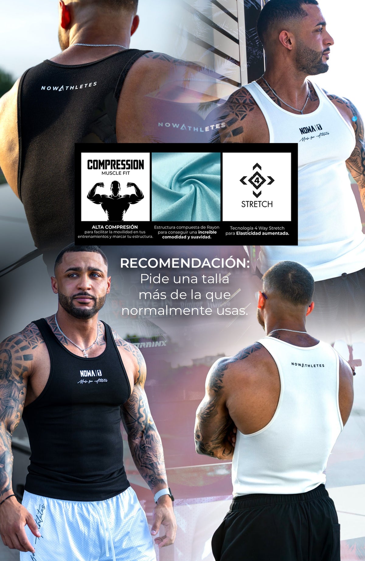Pro Athlete Muscle Compression - Vanilla Summer (Crema)