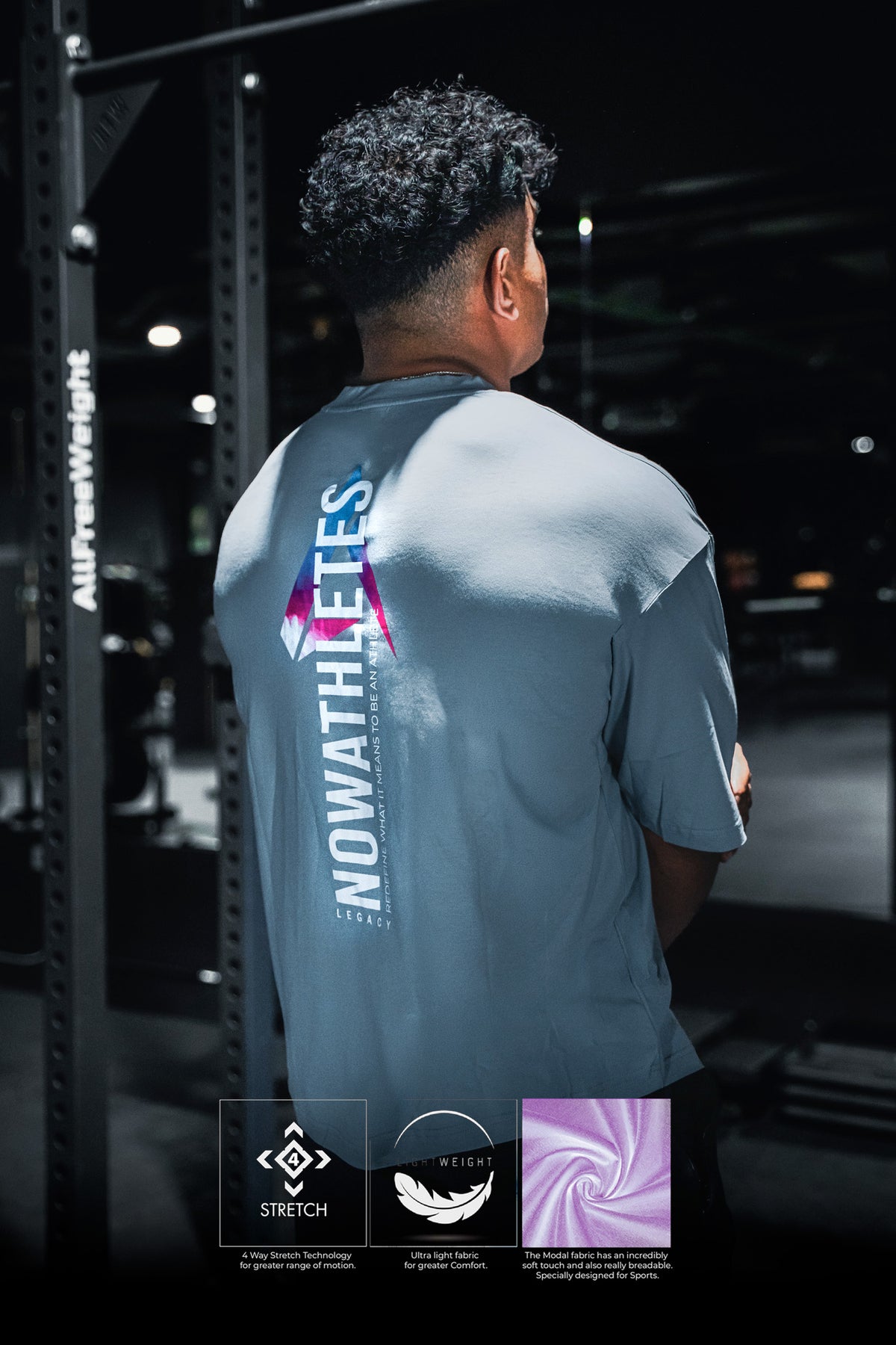 Supernova Returns Boxy Tee - Ice Grey