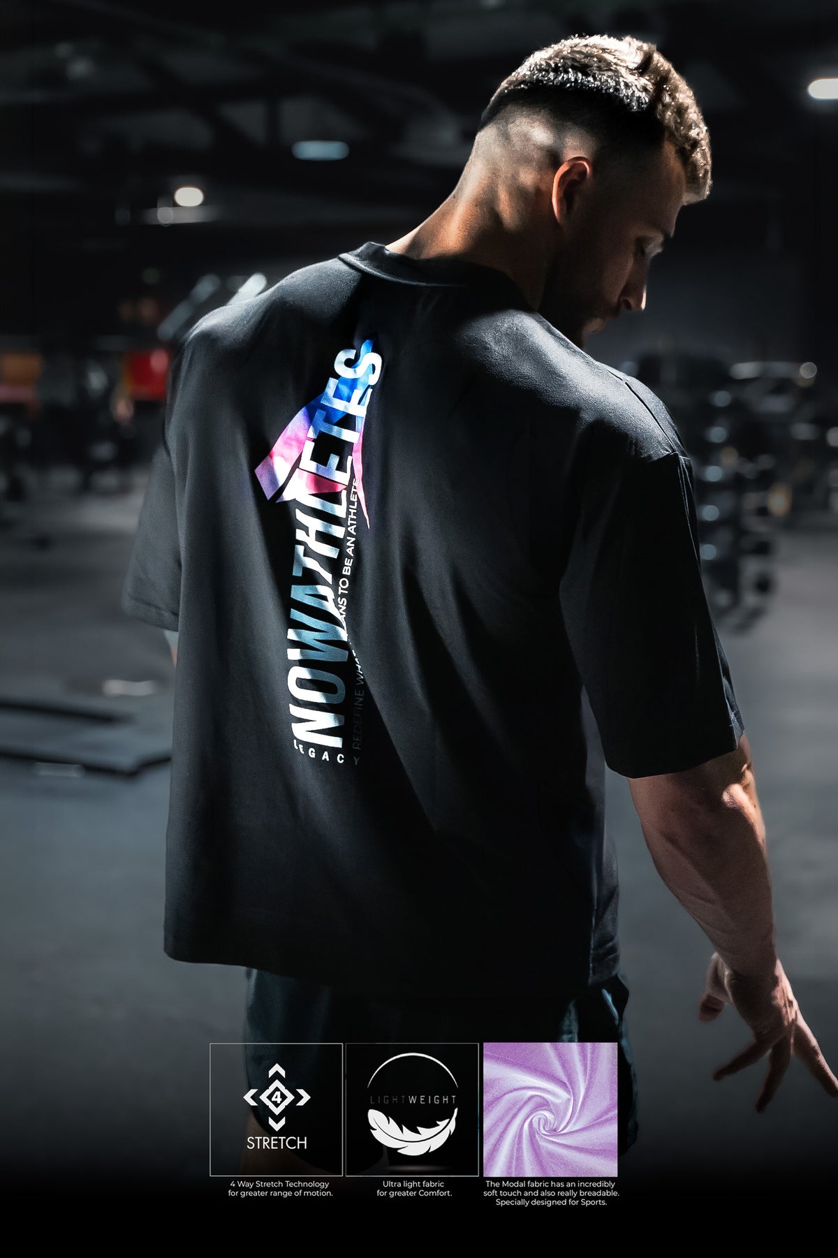 Supernova Returns Boxy Tee - Black