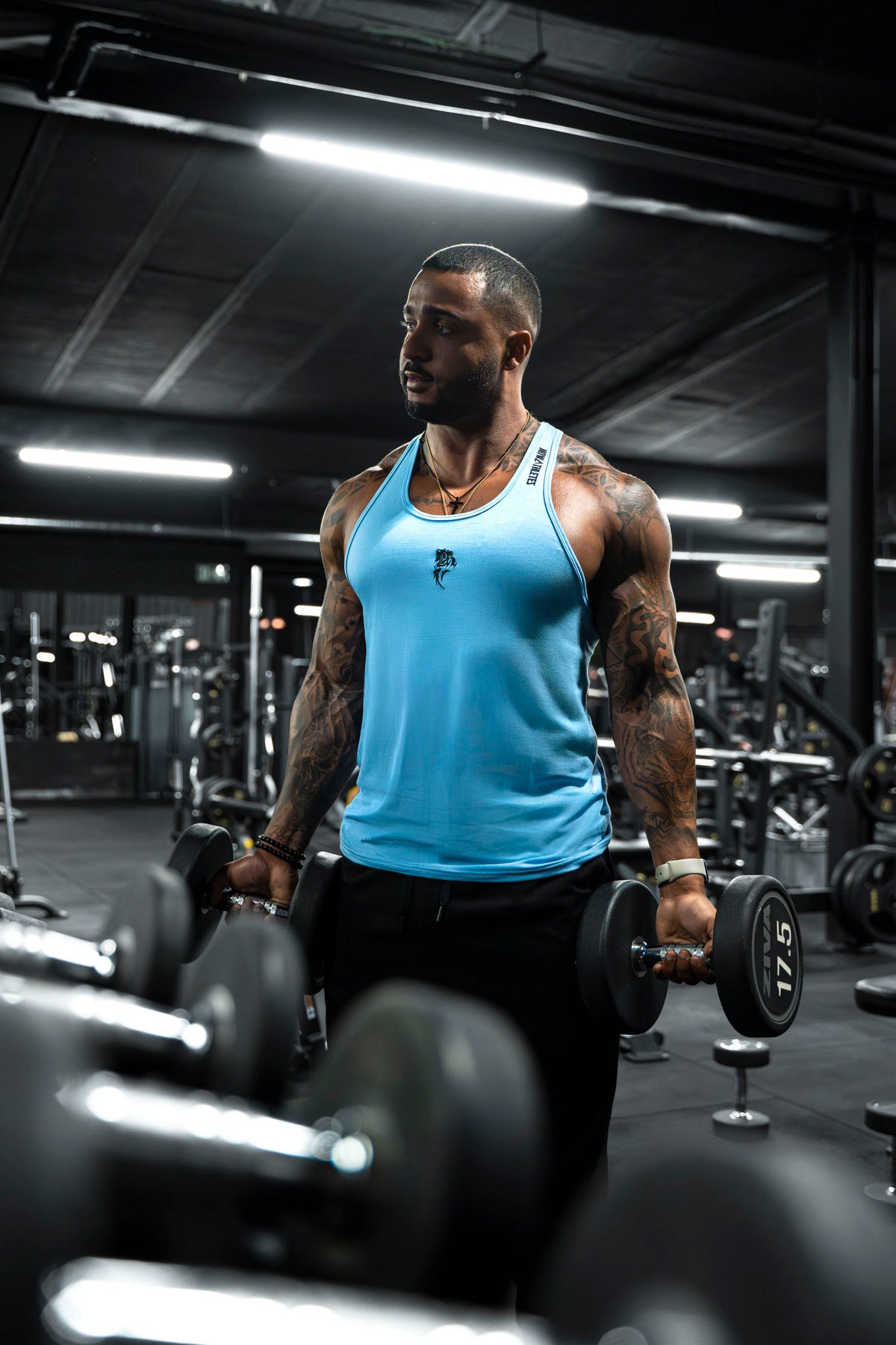 Rage Armor stringer - Royal Blue Wolf