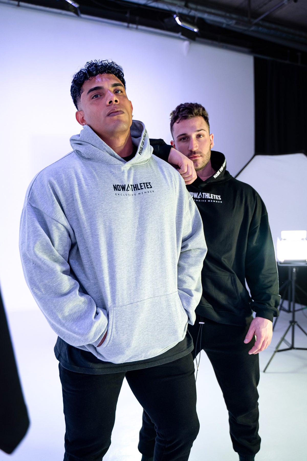 Sudadera Exclusive Member Oversized - Grey