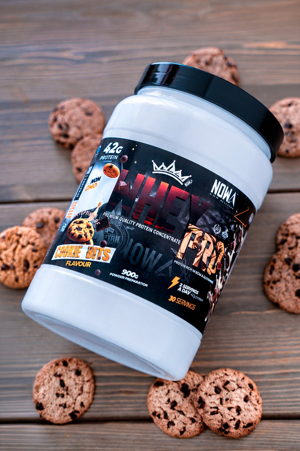 PACK MUSCLE GAIN - Proteína 100% WHEY + Creatina + Pre Entreno