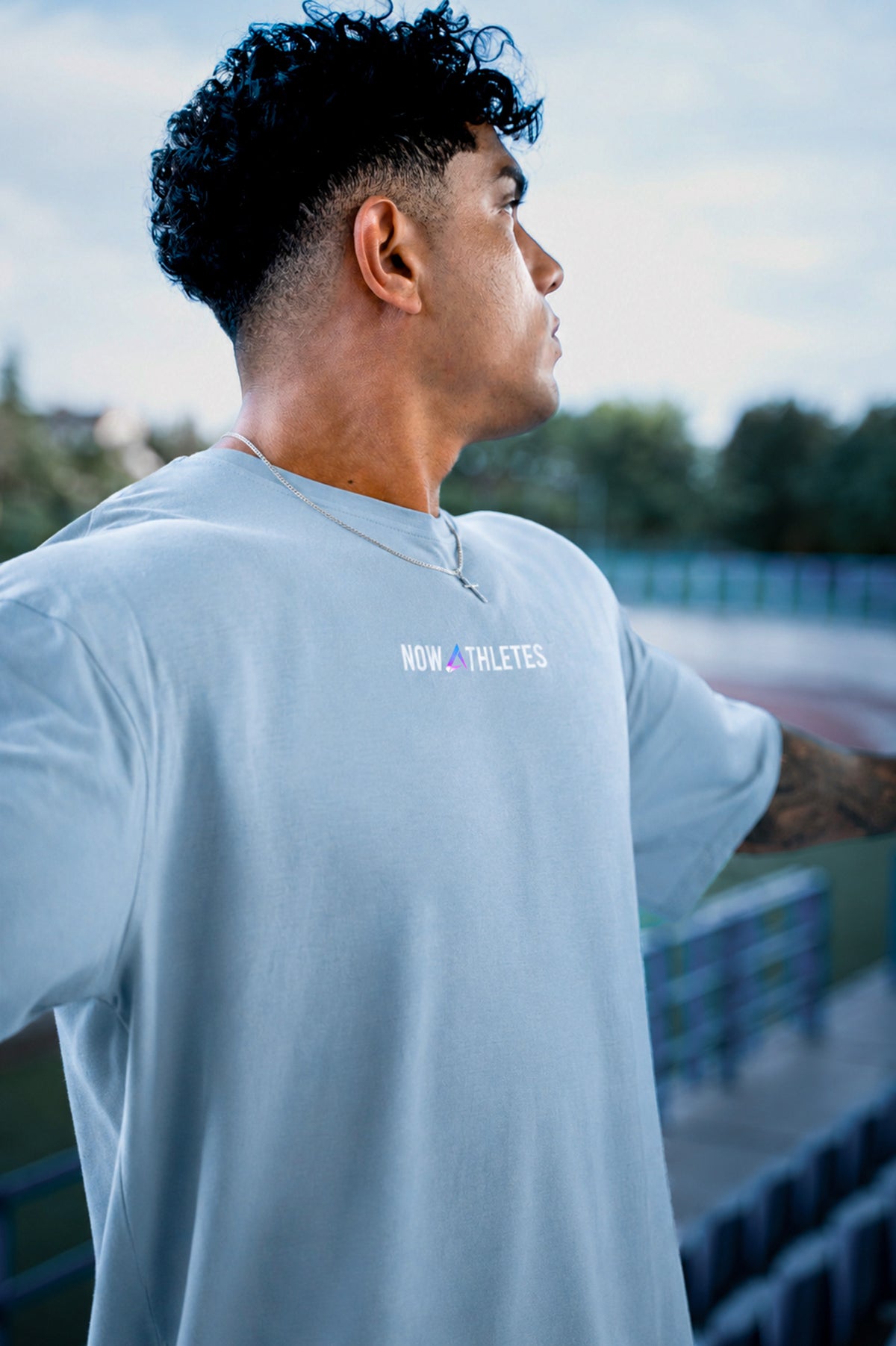 Supernova Returns Boxy Tee - Ice Grey