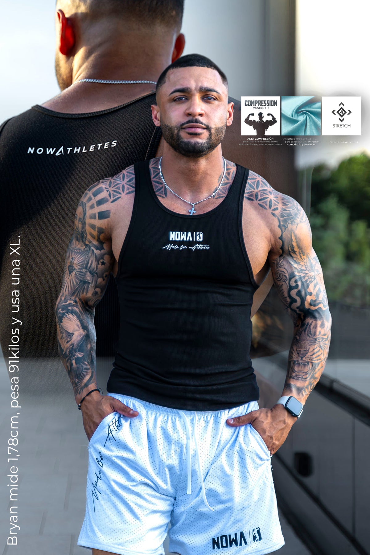 Pro Athlete Muscle Compression - Black