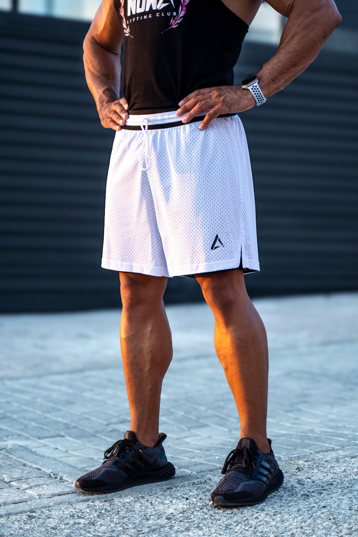 Wolf Reversible shorts 2in1 - Black/White
