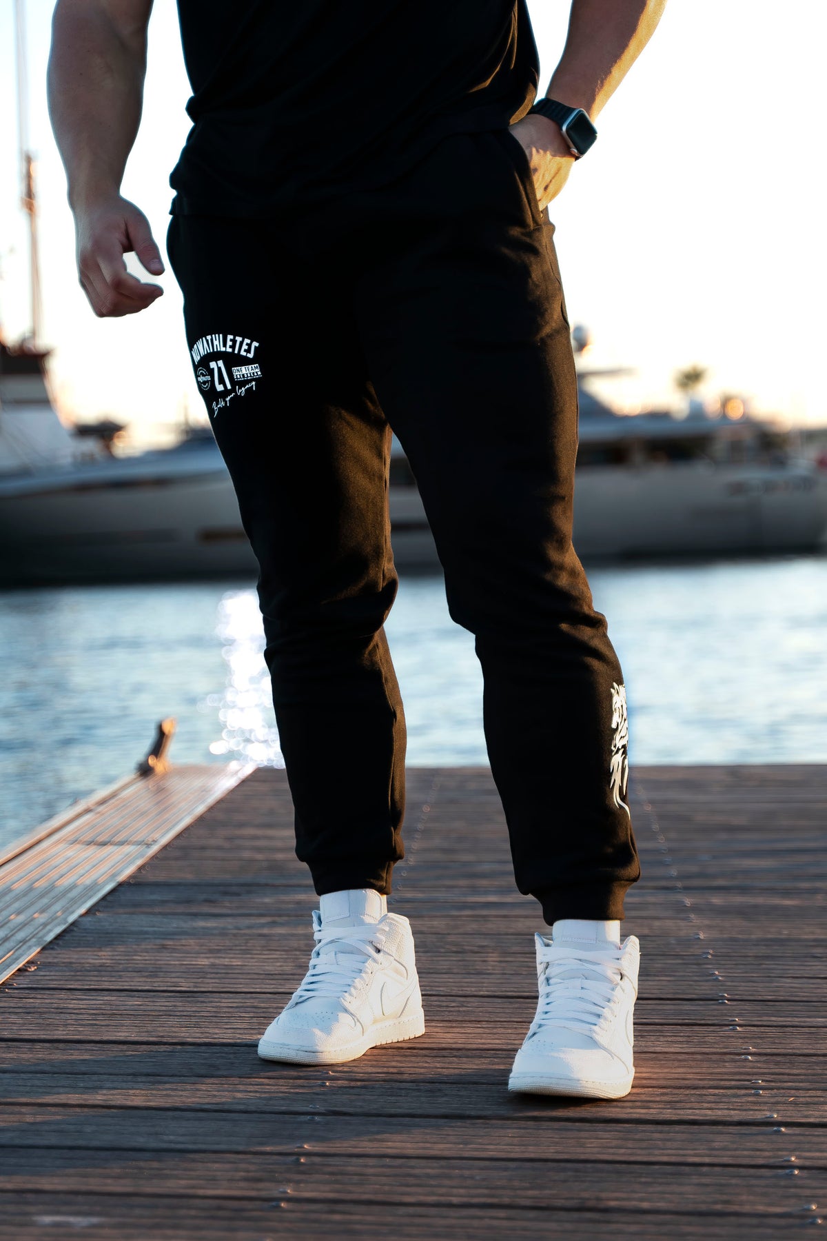Alpha Wolf Premium Joggers 2.0 - Black