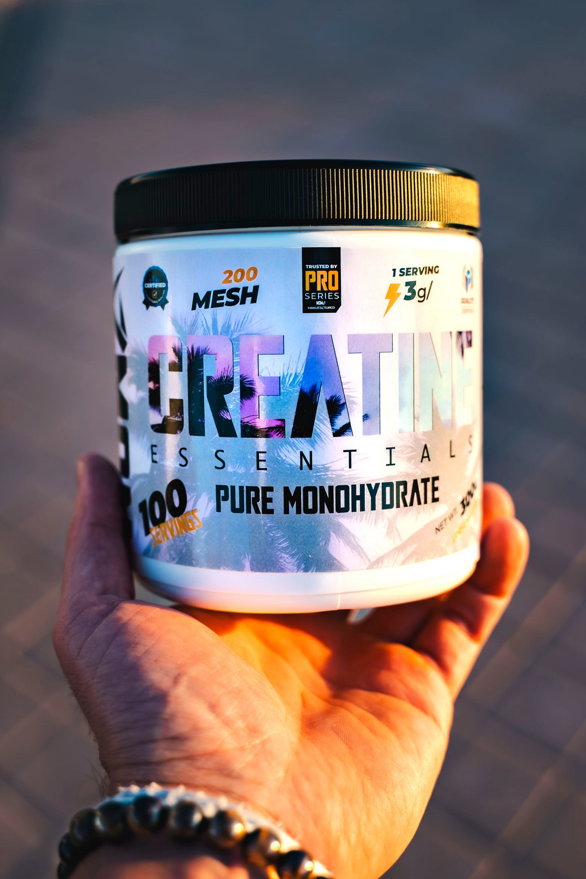 Creatina 100% Monohidrato de máxima pureza y calidad.