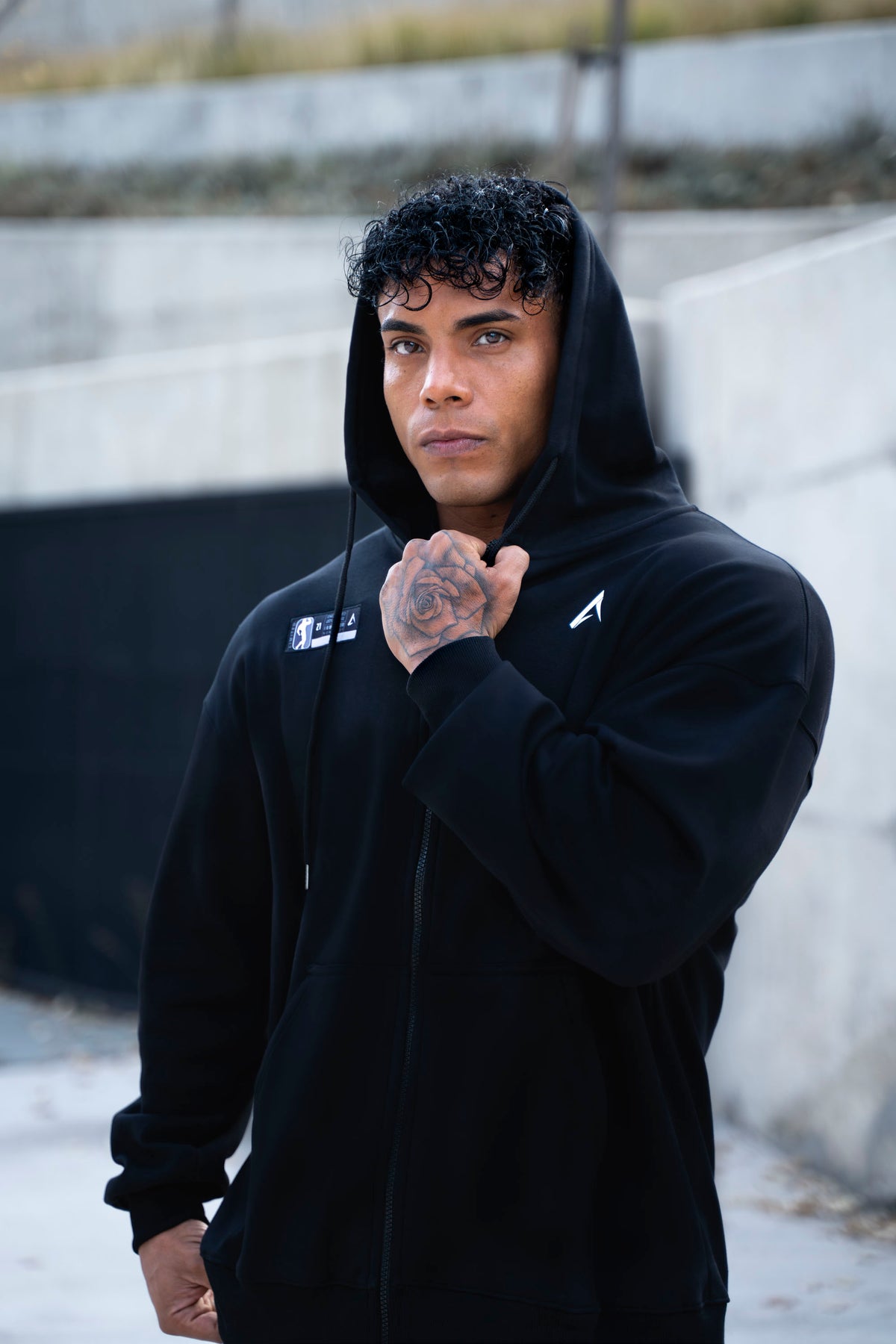 Sudadera Black Performance - Oversized